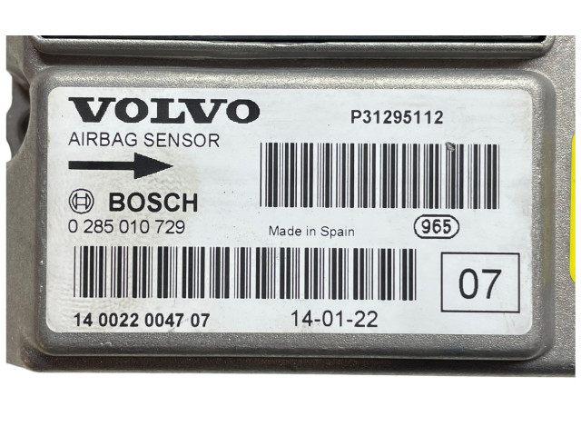 Блок подушек безопасности P31295112, 0285010729 Volvo XC90