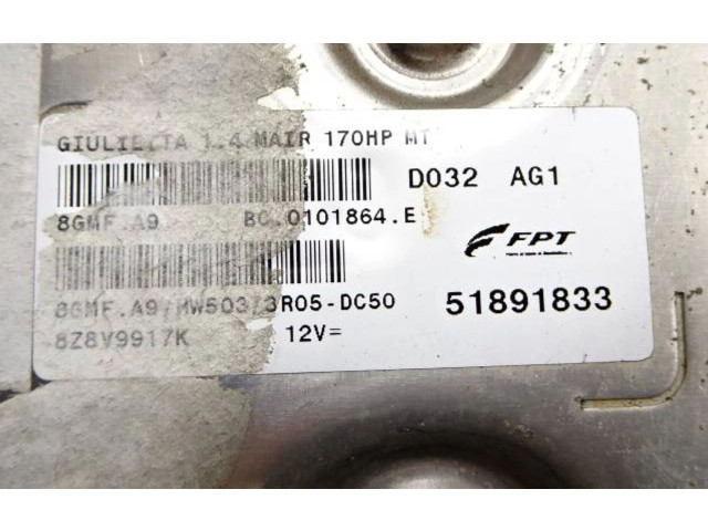 Řídící jednotka 51891833, 8Z8V9917K Alfa Romeo Giulietta 2010