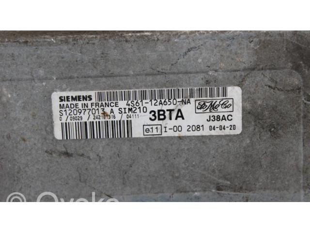 Řídící jednotka 4S6112A650NA, S120977013A Ford Fiesta 2006