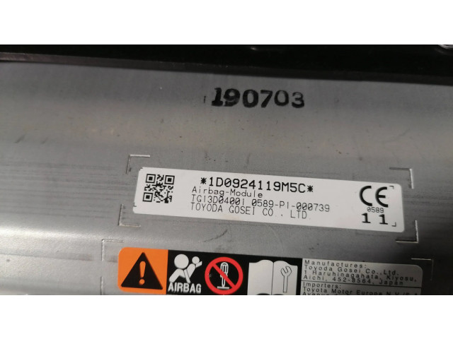 Подушка безопасности для колен TG13D04001, 1D0924119M5C Lexus ES 250 - 300 - 330