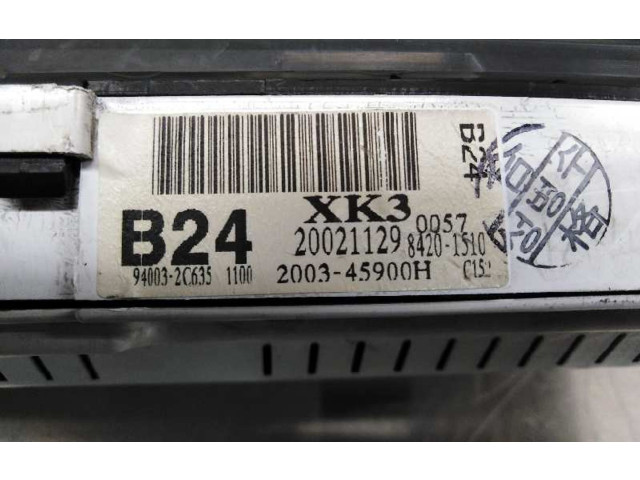 Панель приборов 20021129, XK3   Hyundai Coupe       