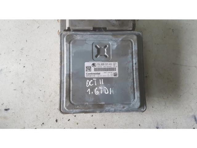 Блок управления двигателя 03L906023AG Skoda Octavia Mk2 (1Z)