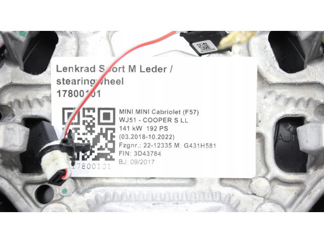 Руль Mini One - Cooper F56 F55  2013 - - года 2364770      