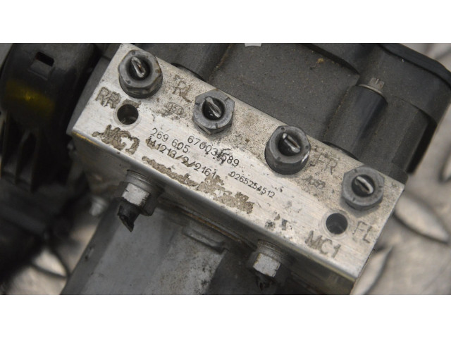Блок АБС 670031589, 0265254512 Maserati Ghibli 2013 - года
