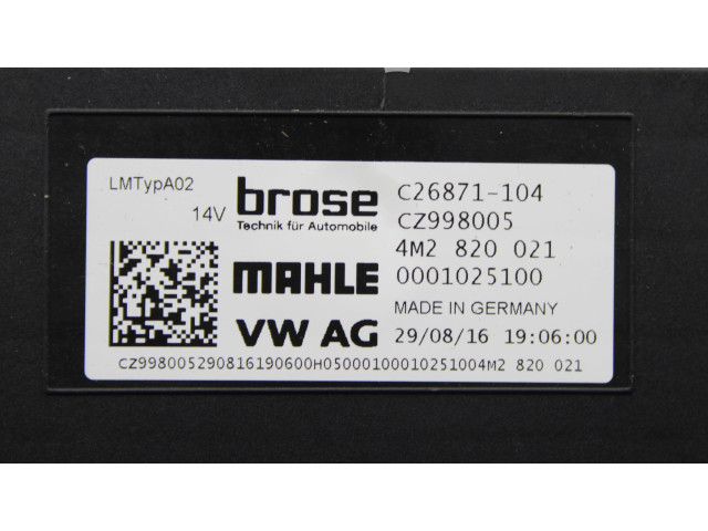 Вентилятор печки 4M2820021 Audi Q5 SQ5