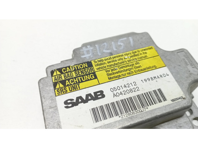 Блок подушек безопасности 05014212, A0420822 Saab 9-5