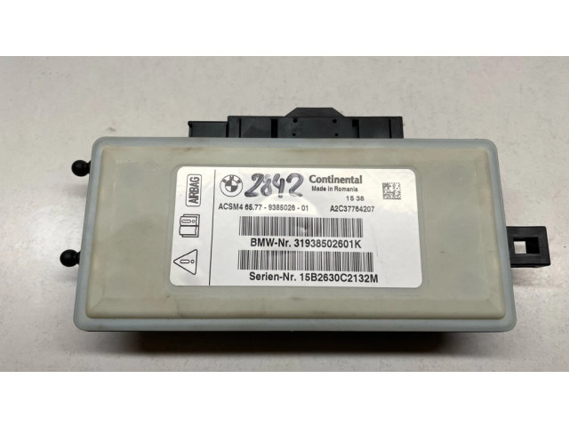 Блок подушек безопасности 9385026, 65779385026 BMW 3 F30 F35 F31