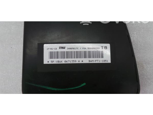 Подушка безопасности в сиденье 9684602380, 34069617C   Peugeot 5008