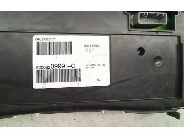 Přístrojová deska Renault Clio III 2009 8200820999C, 8200820999C