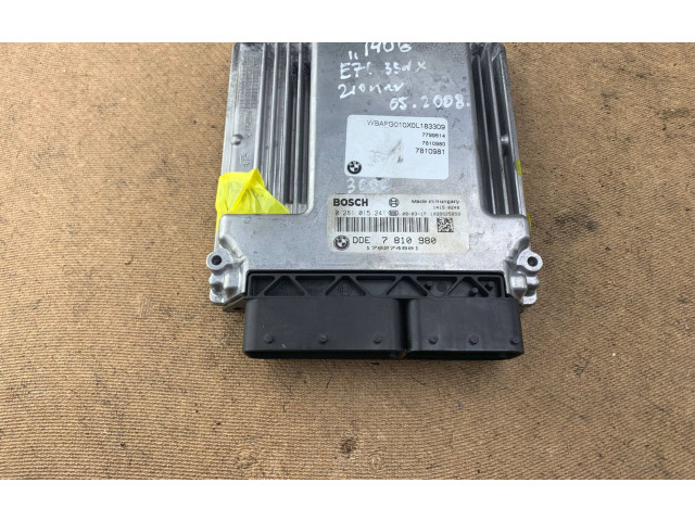 Řídící jednotka 7810980, 13617810980 BMW X6 E71 2008