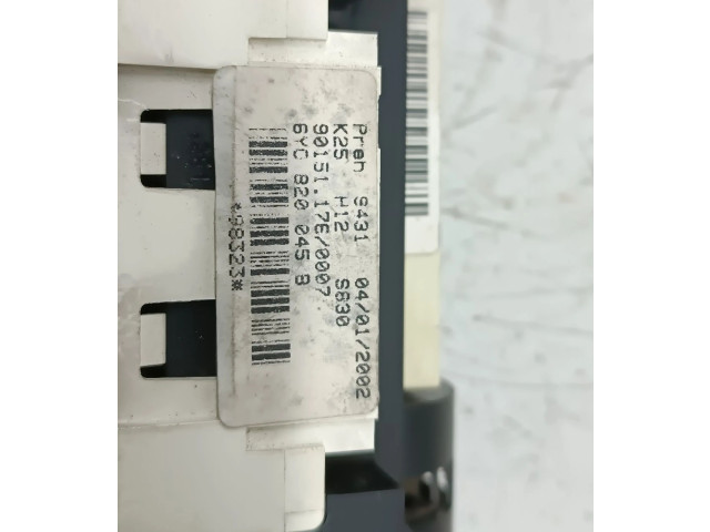 Блок управления климат-контролем 6Y0820045B Skoda Fabia Mk1 (6Y)