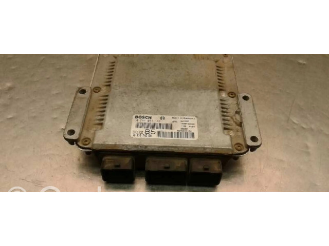 Блок управления двигателя 0281011133, 9647474680 Lancia Phedra