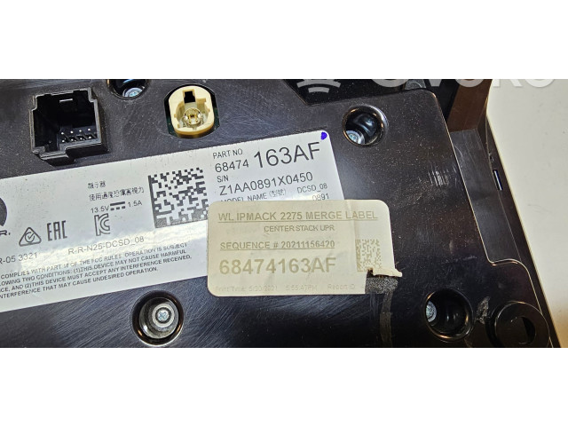 Дисплей 68474163AF, 68478097AD Jeep Grand Cherokee WL