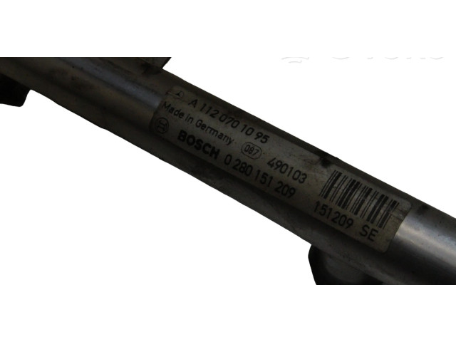 Vstřikovací lišta A1120701095, 0280151209 Mercedes-Benz SL R230 pro benzínový motor 3.5 M 272.966