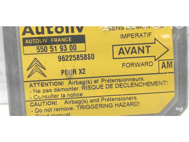 Блок подушек безопасности 9622585860 Citroen Berlingo