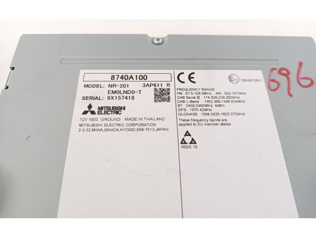 Дисплей 8740A100 Mitsubishi Outlander