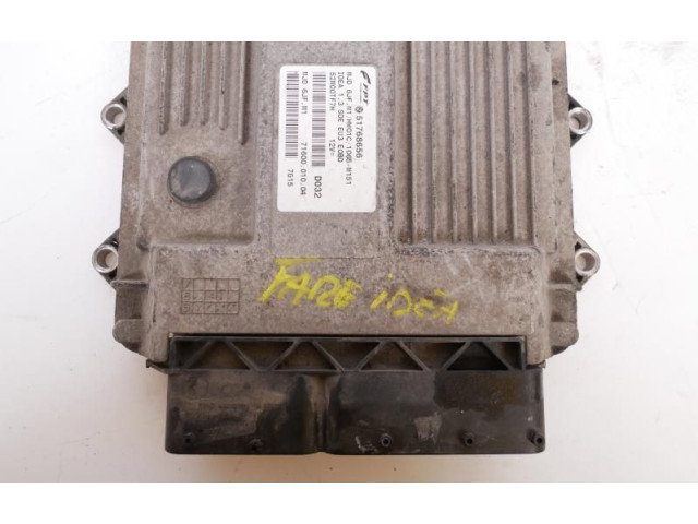 Блок управления двигателя 51768656, 51768656 Fiat Idea