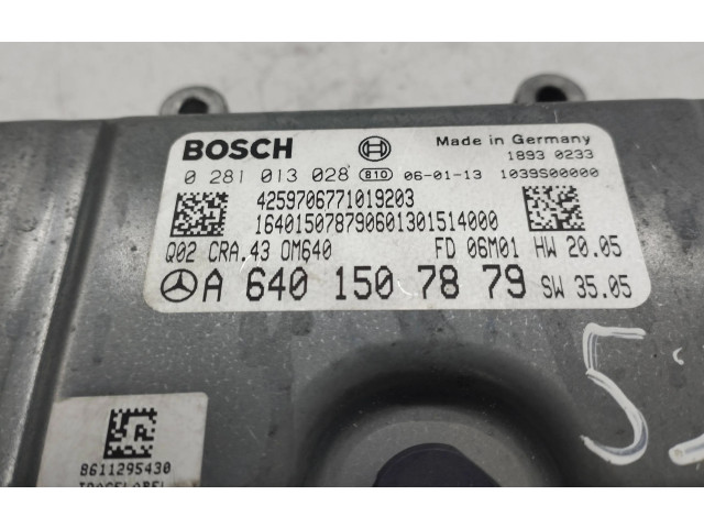 Řídící jednotka A6401507879, 0281013028 Mercedes-Benz B W245 2006