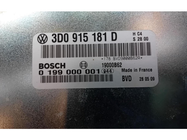 Блок управления двигателя 3D0915181D   Volkswagen Phaeton