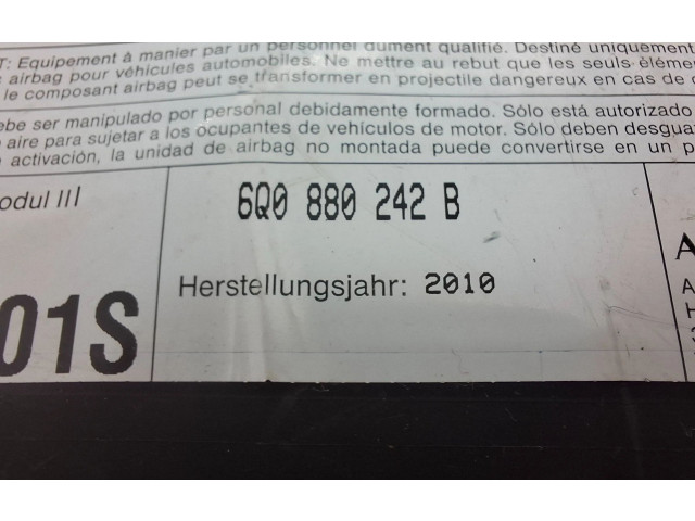 Подушка безопасности в сиденье 6Q0880242B Volkswagen Caddy