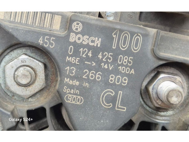 Генератор 13266809, 0124425085 Opel Meriva B