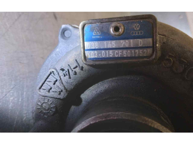 Турбина Skoda Octavia Mk1 (1U) 038145701D, K03015CF5017528 для двигателя AGR