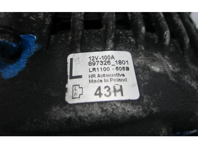 Генератор 8973261801 Opel Meriva A