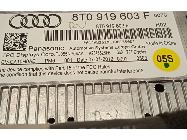 Дисплей 8T0919603F Audi A4 Allroad