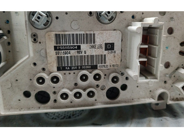 Блок управления климат-контролем 55115904, KA354900360 Jeep Grand Cherokee (WJ)