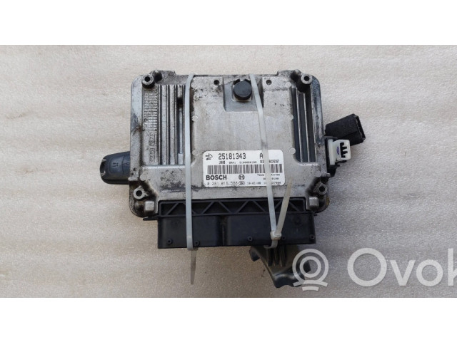 Řídící jednotka 25181343, 0281016588   Chevrolet Captiva 2010