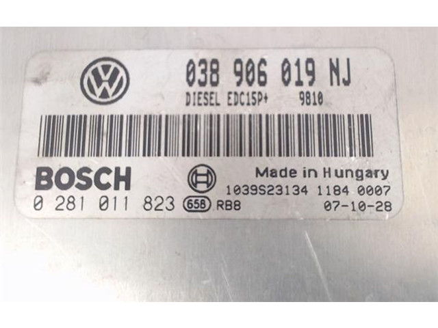 Блок управления (038906019NJ), (0281011823)   Seat Ibiza III (6L)