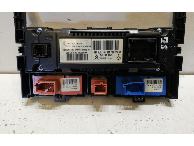 Блок управления климат-контролем 96573328 Citroen Berlingo