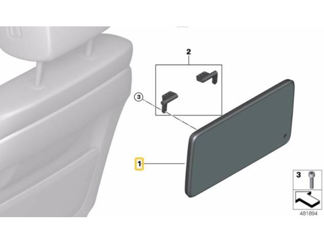 Дисплей    65506815911, 6815911   BMW 5 G30 G31