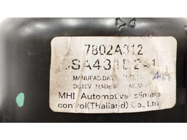 Вентилятор печки 7802A312, CSA431D241 Mitsubishi L200