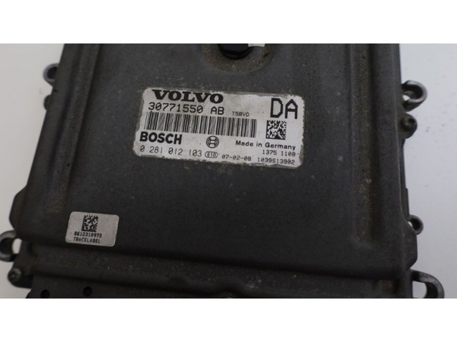 Блок управления впрыском 0281012103   Volvo V70