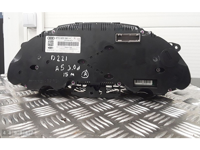 Přístrojová deska Audi A5 8T 8F 2010 8t0920981k, 503002361503