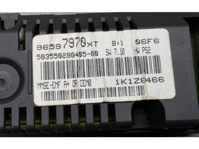 Дисплей 503550290405, 96597970XT Citroen C2