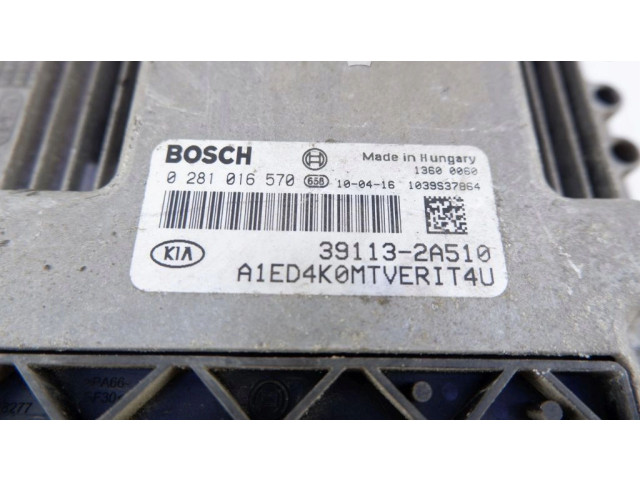 Блок управления 39113-2A510, 282839 KIA Ceed