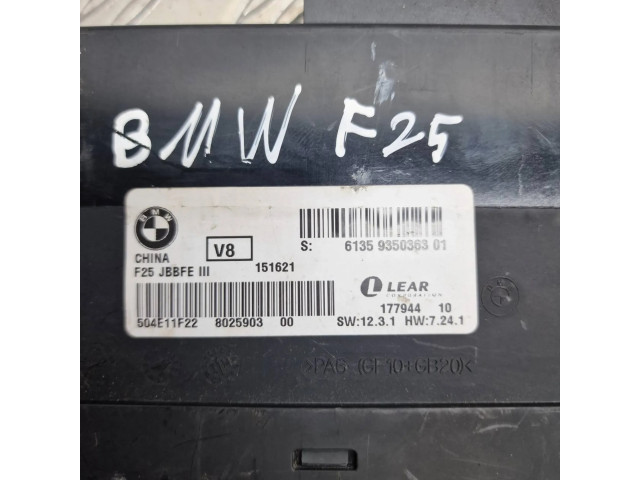 Блок комфорта 9350363, 504E11F22 BMW X3 F25