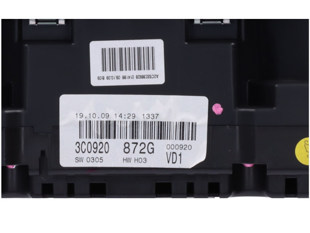 Панель приборов 3C0920872G   Volkswagen PASSAT B6       
