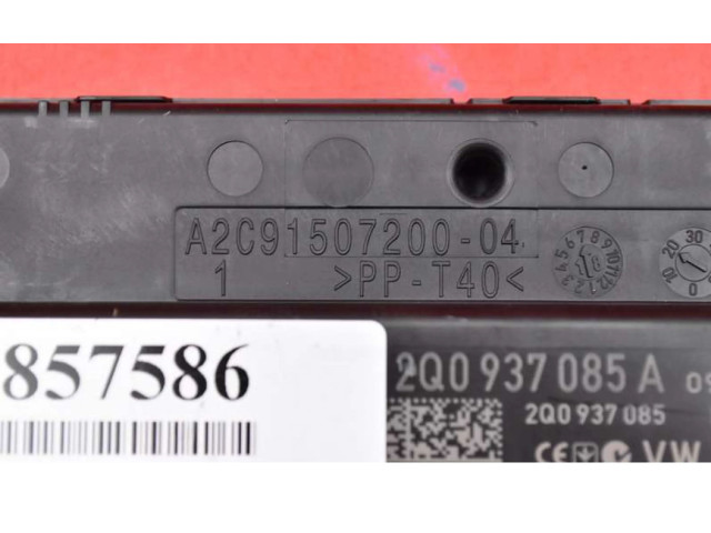 Блок комфорта 2Q0937085A, 2Q0937085A Skoda Fabia Mk3 (NJ)