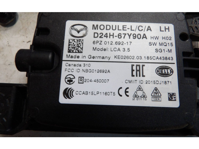 Датчик слепых зон D24H67Y80A, D24H67Y90A   Mazda CX-3