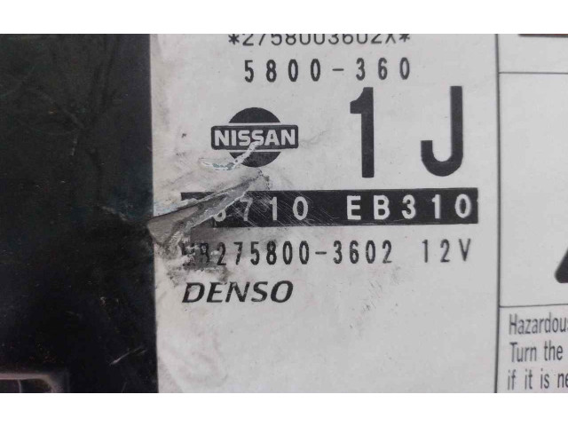 Řídící jednotka 23710EB310, MB2758003602 Nissan Navara 2005