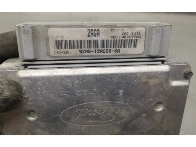 Блок управления двигателя 92AB12A650GA Ford Fiesta