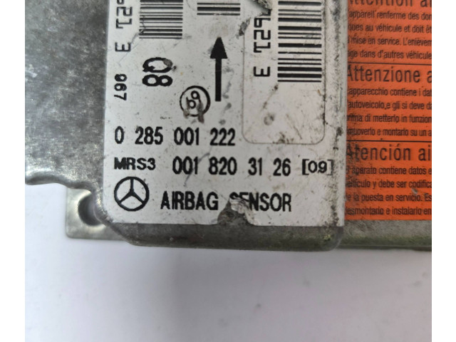 Блок подушек безопасности 0018203126, 0285001222   Mercedes-Benz A W168