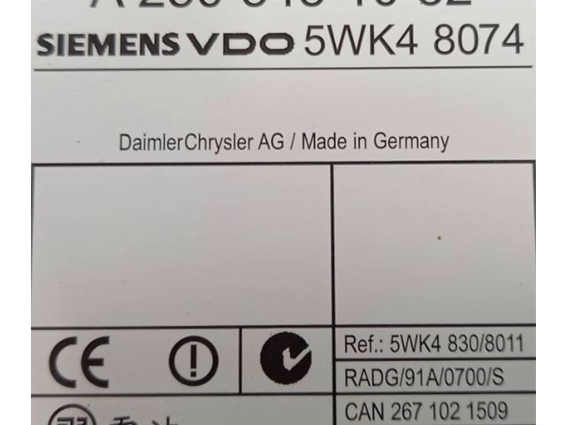 Блок управления дверью A2305451032, 5WK48074 Mercedes-Benz SL R230