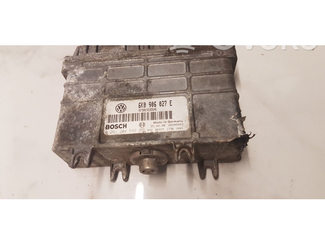 Řídící jednotka 0261204593, 6K0906027E Volkswagen Polo III 6N 6N2 6NF 1997
