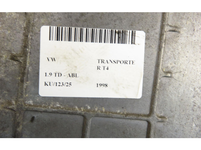 Блок управления двигателя 0281001729, 028906021HD Volkswagen Transporter - Caravelle T4