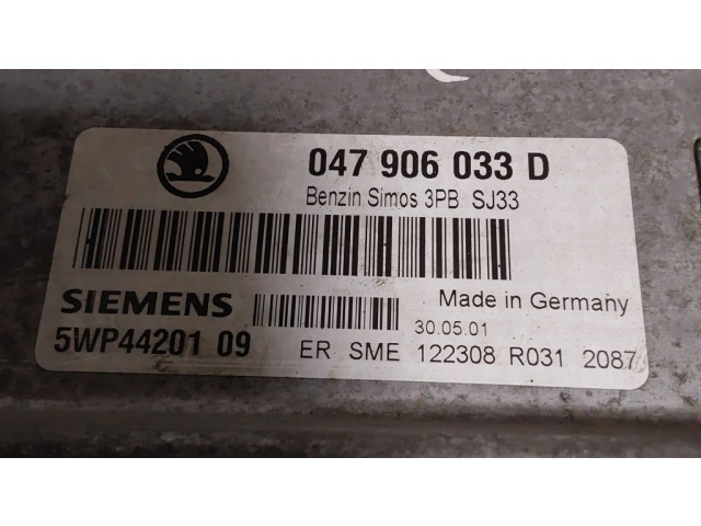 Řídící jednotka 047906033D, 5WP4420109   Skoda Fabia Mk1 (6Y) 2003