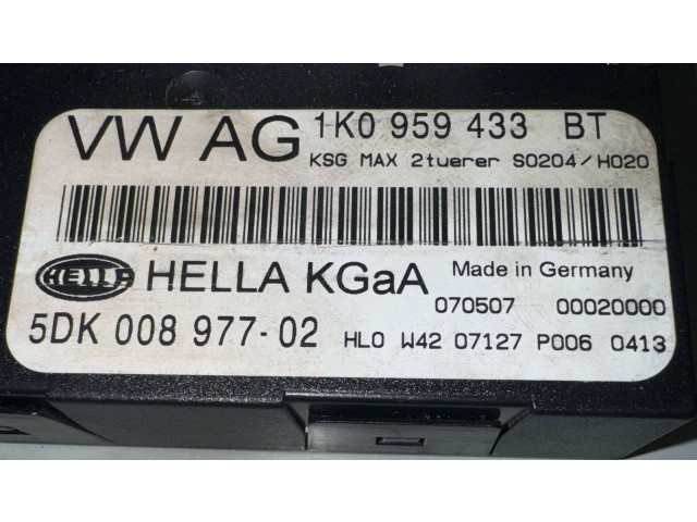 Блок комфорта 1K0959433BT, 5DK00897702   Skoda Octavia Mk2 (1Z)   